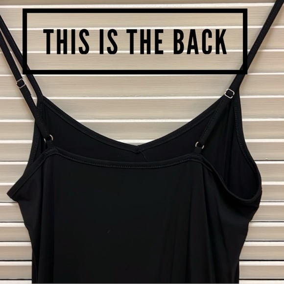 Coreal Bodycon Black Slip Dress, Size Small - Picture 7 of 9